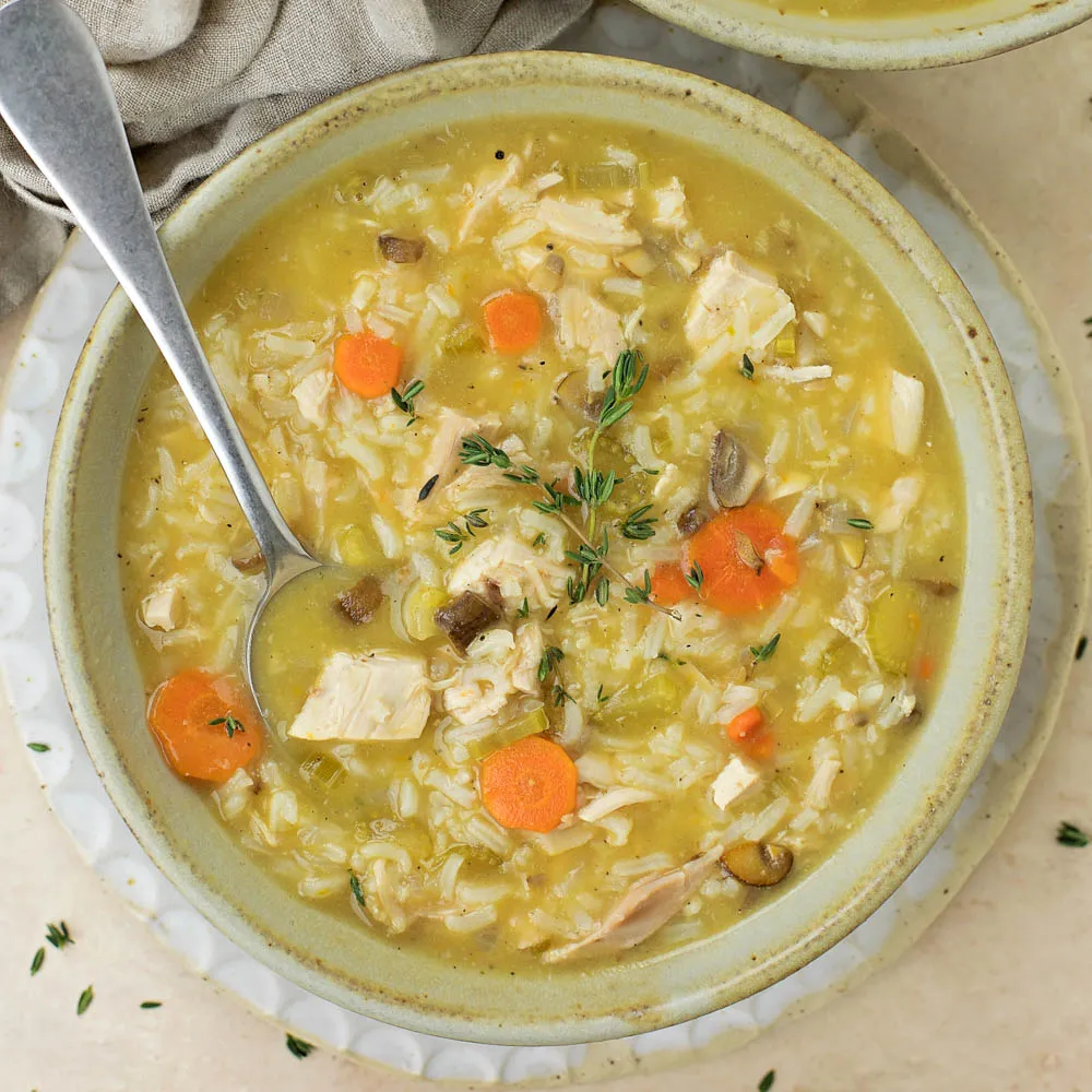 turkey & rice soup