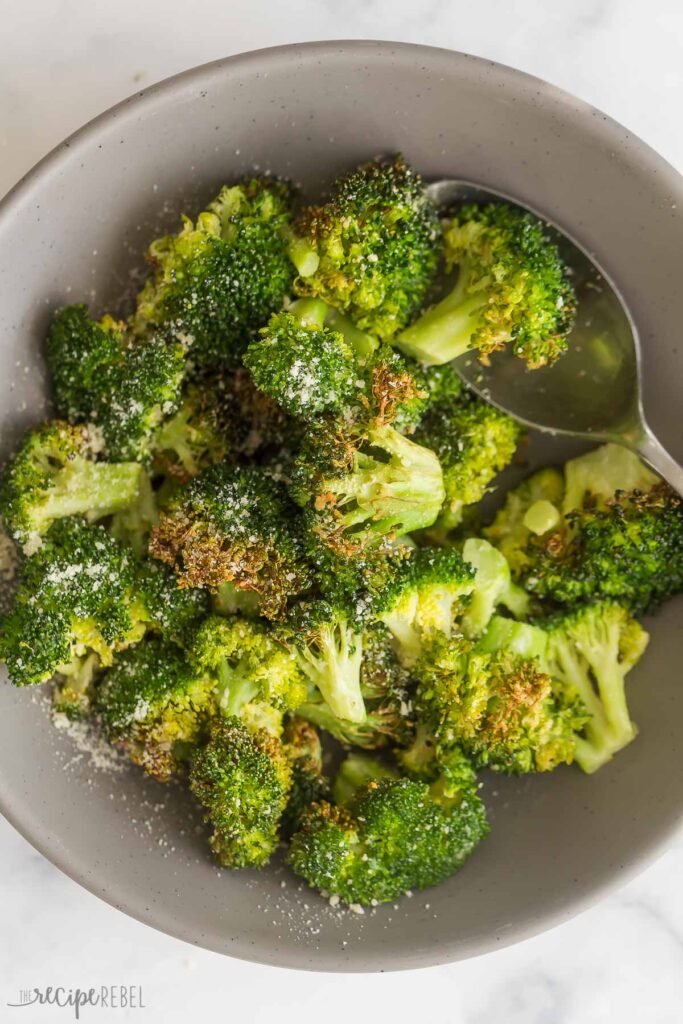 garlic parmesan broccoli