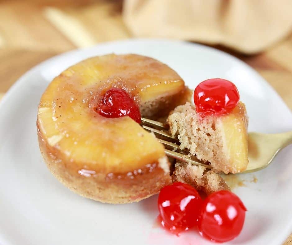 personal pineapple upside down cake