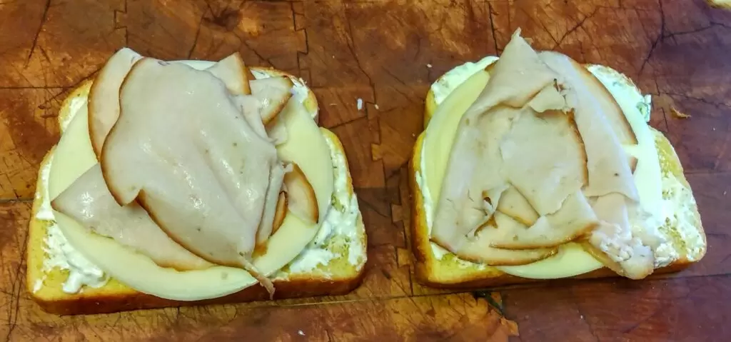 turkey and provolone cheese