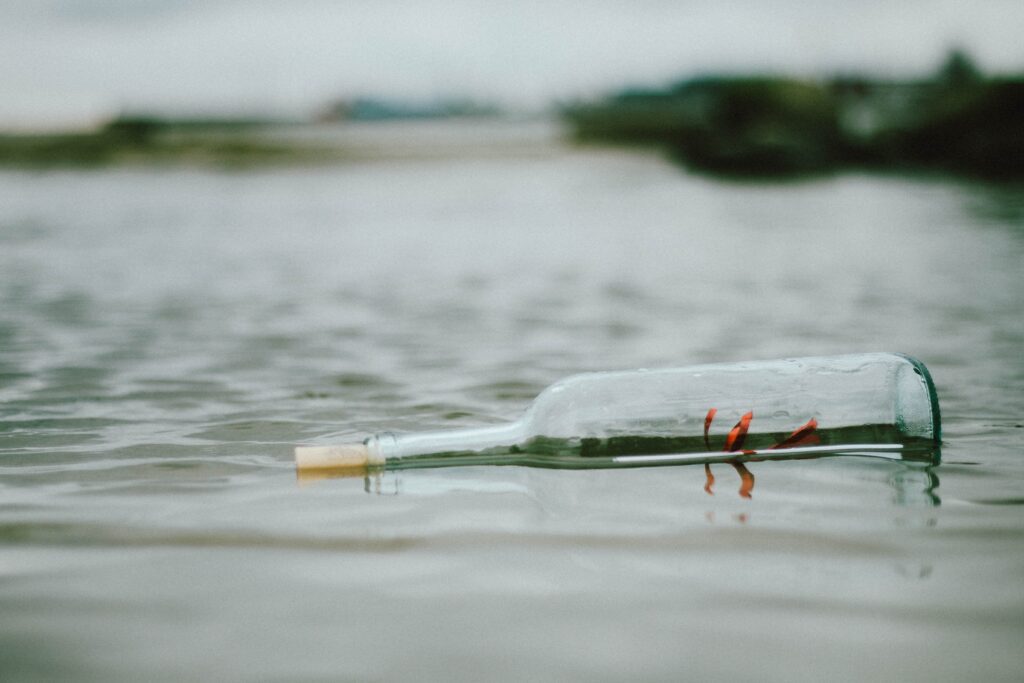 message in a bottle