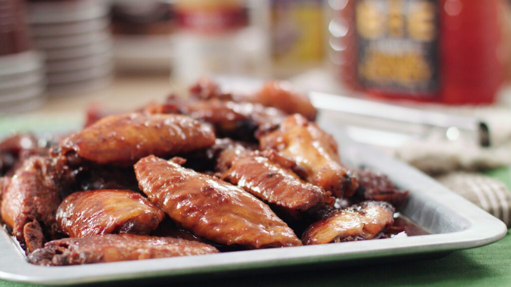 barbecue wings & honey garlic wings