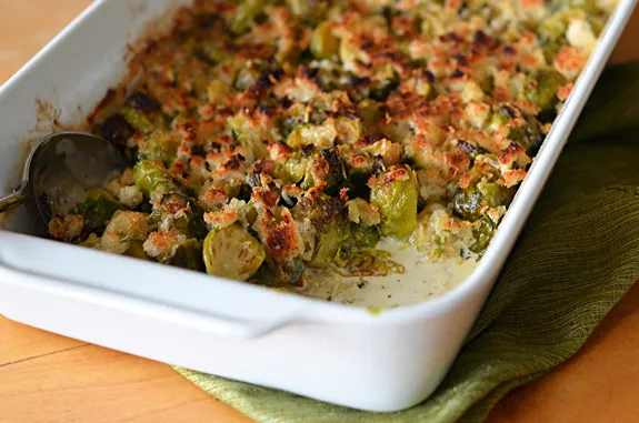 brussel sprouts gratin