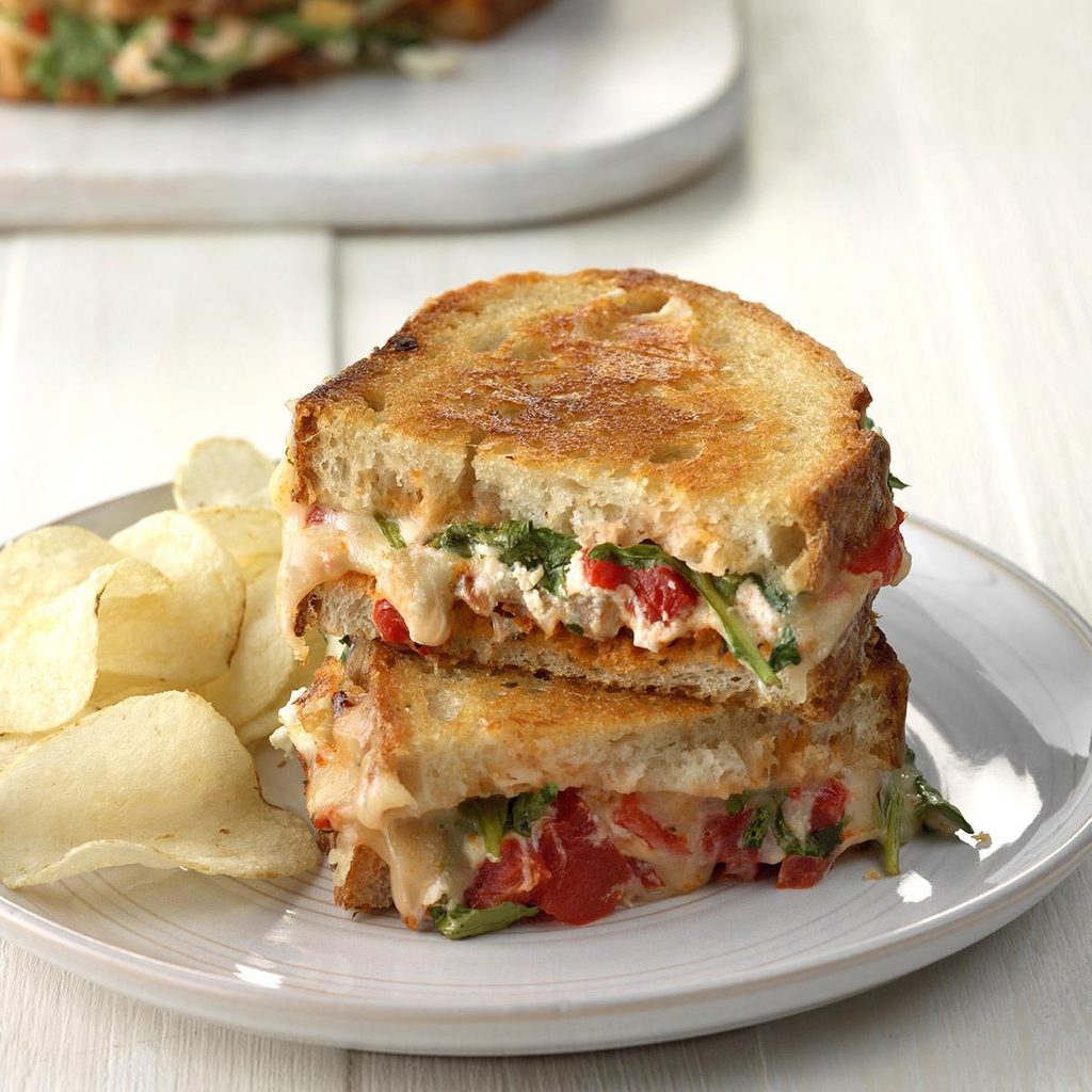 sundried tomato grilled cheese