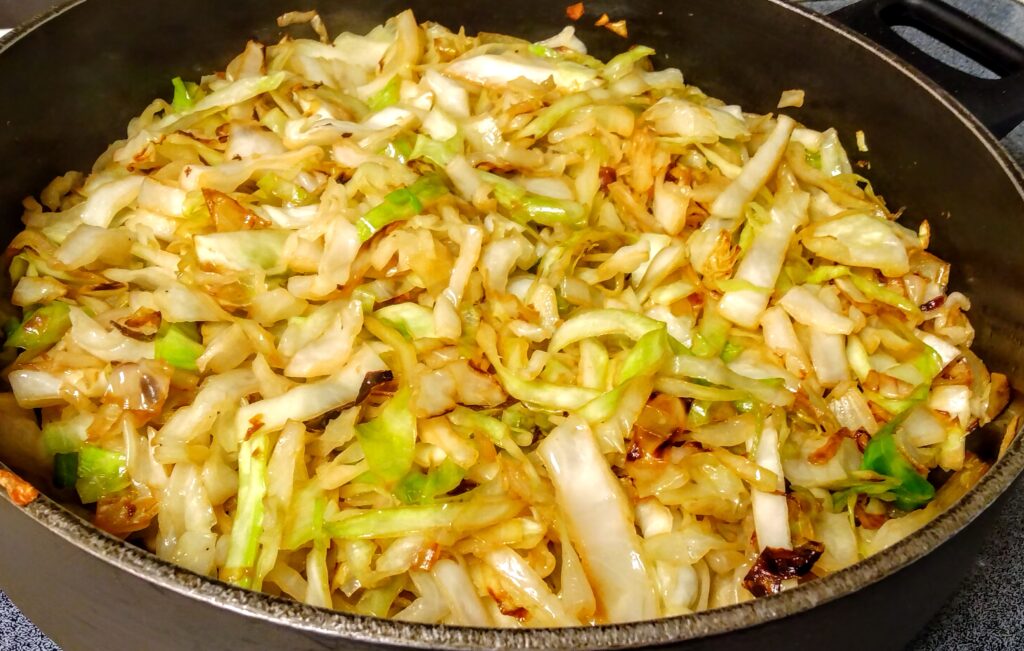 southern fried cabbage