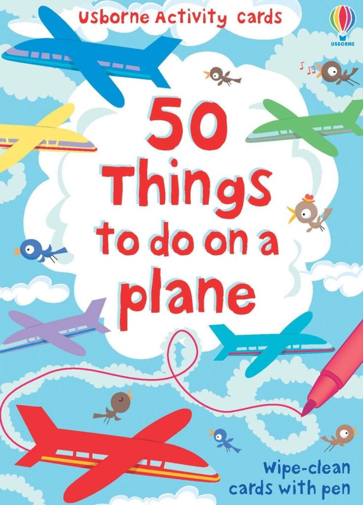 50 Things To Do On A Plane kids travel game