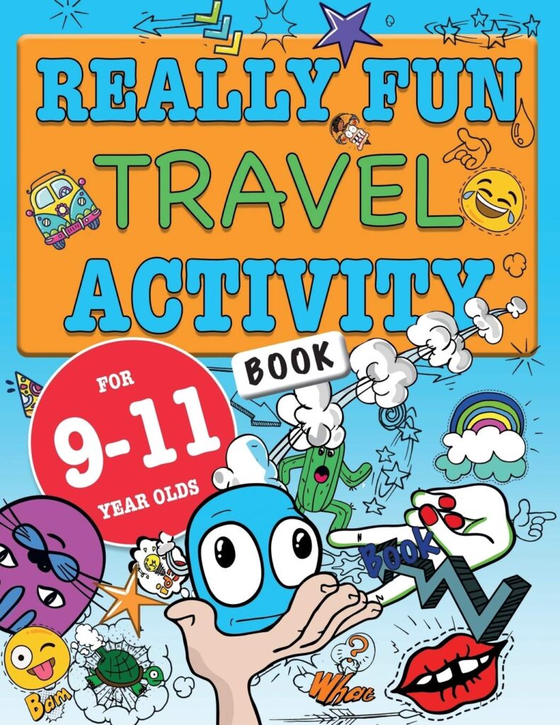 kids travel activity book