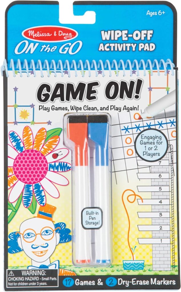 Game-On wife off travel activity pad