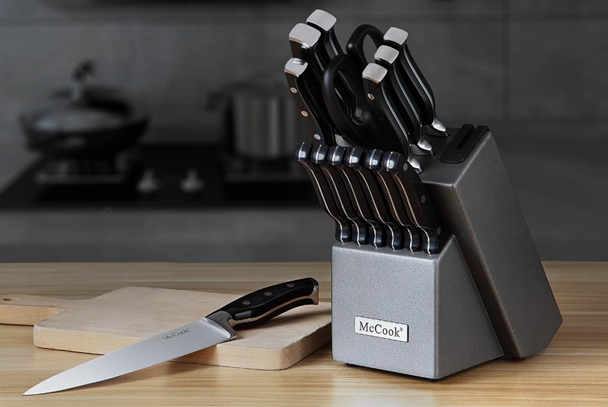 McCook set of German stainless steel kitchen knife set