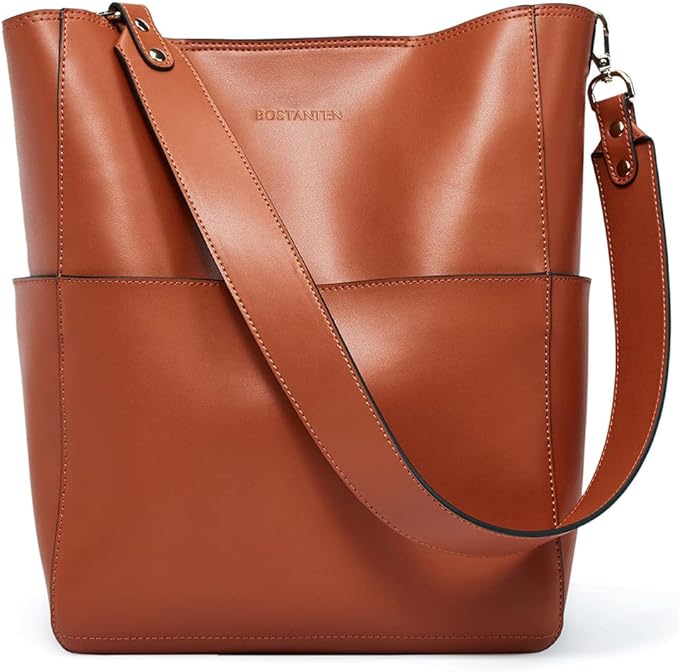 Bostenten leather tote bag purse