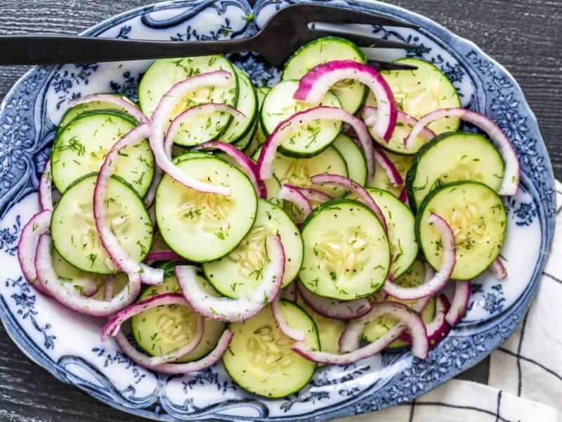 cucumber and onion salad