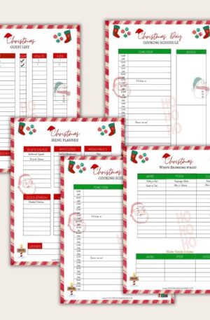 Christmas Day Dinner Menu & Meal Planner
