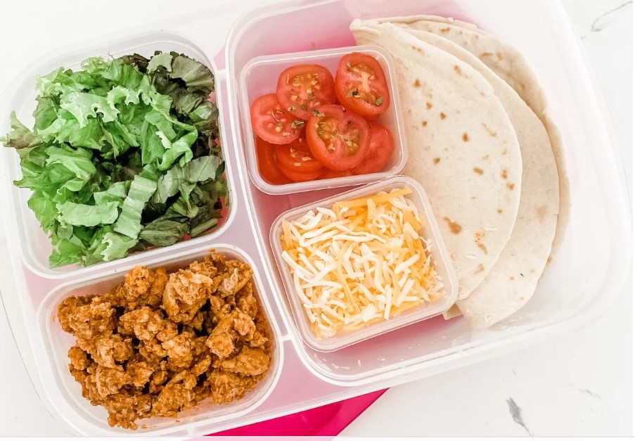 Lunchable tacos for kids school lunch idea