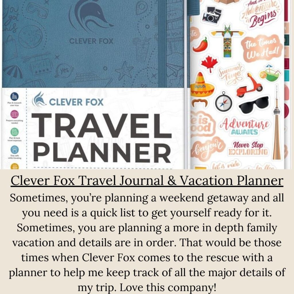 Clever Fox travel planner and organizer