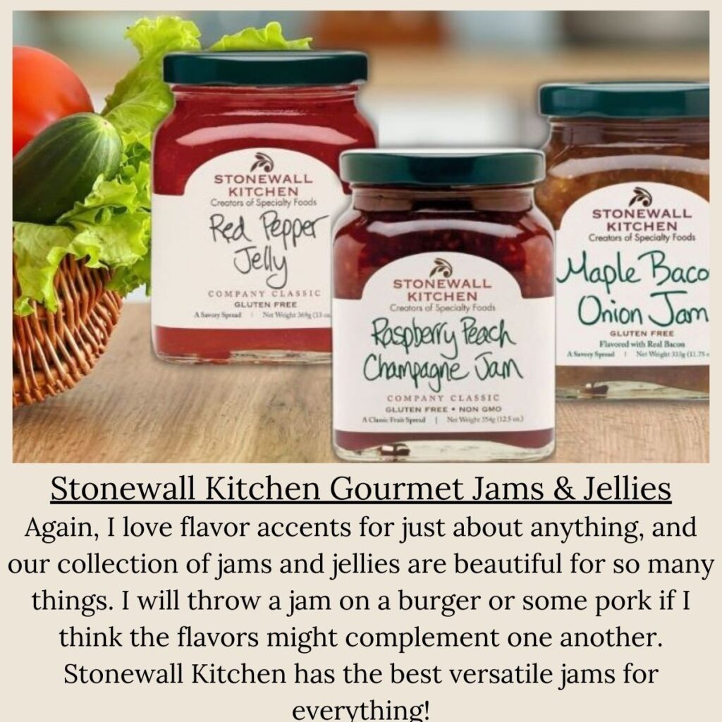 Stonewall Kitchen jams and jellies