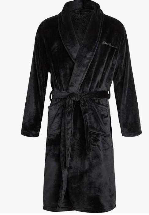 Eddie Bauer fleece spa bathrobe