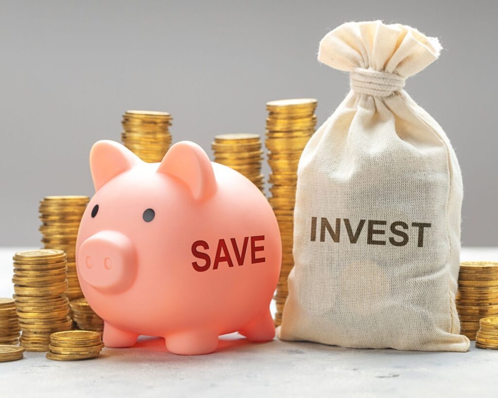 saving and investing money