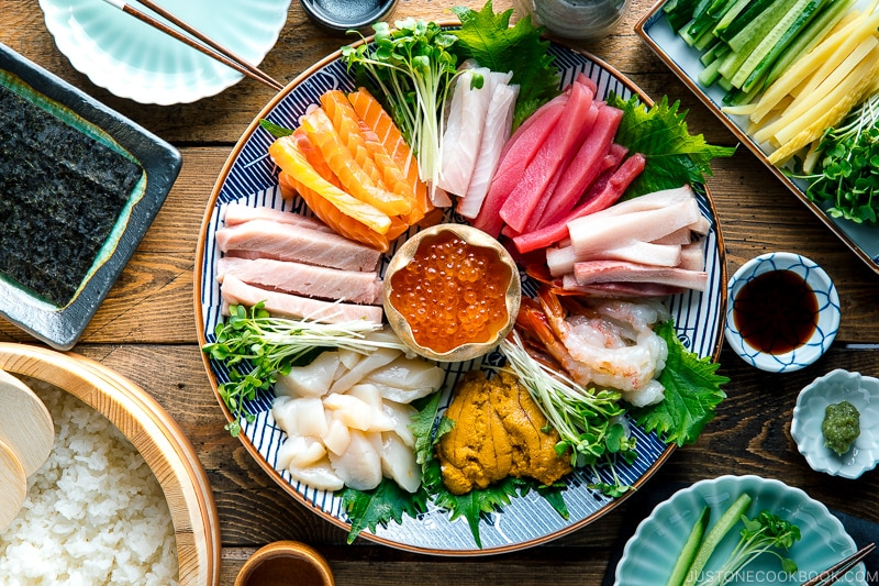 sushi dinner party theme
