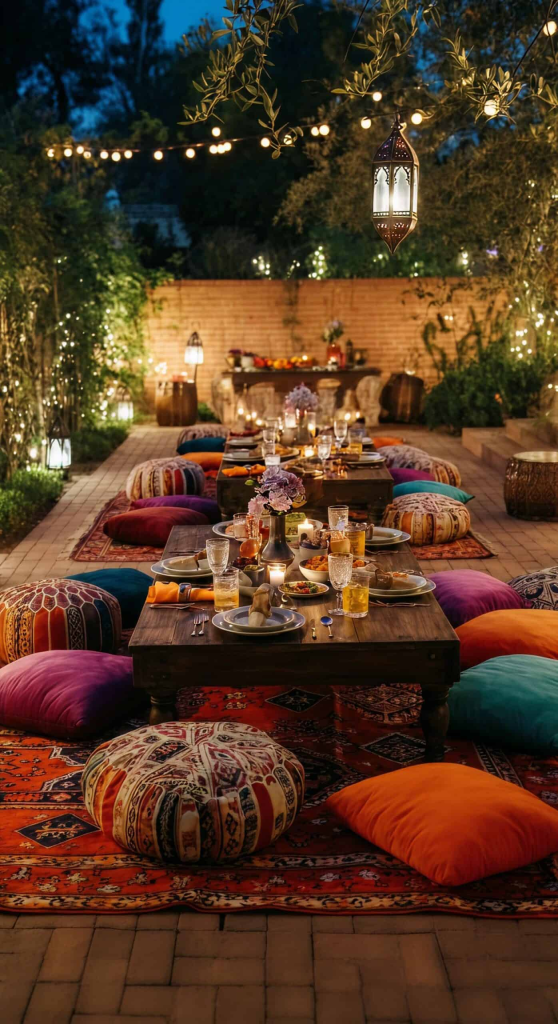 moroccan dinner party theme
