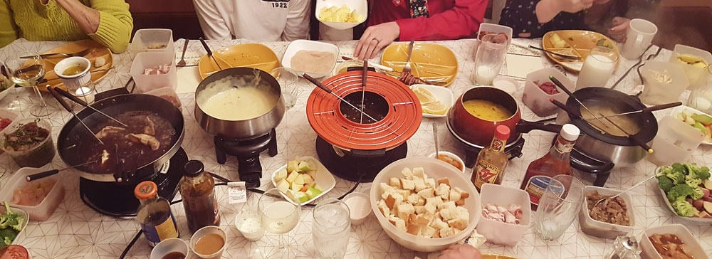 fondue dinner party theme